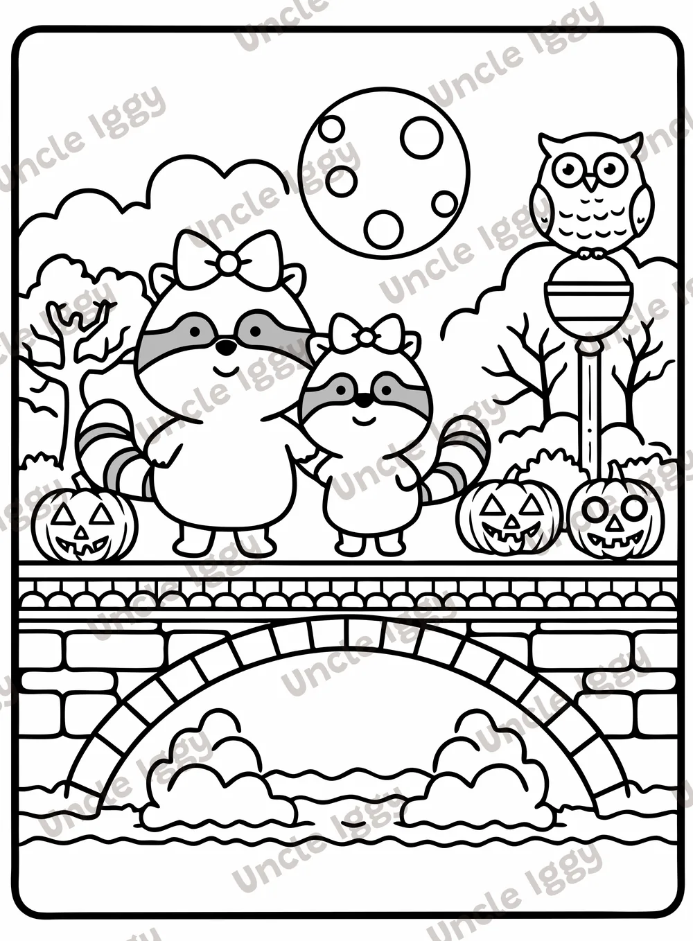 Sample page 2 from Halloween in Rascal Woods
