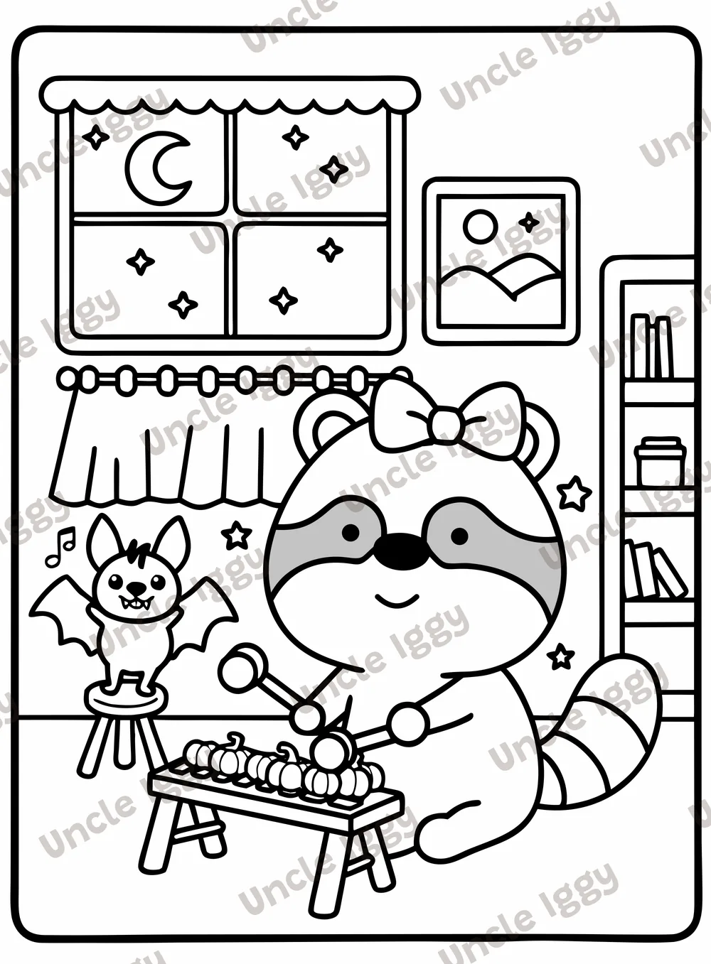 Sample page 4 from Halloween in Rascal Woods