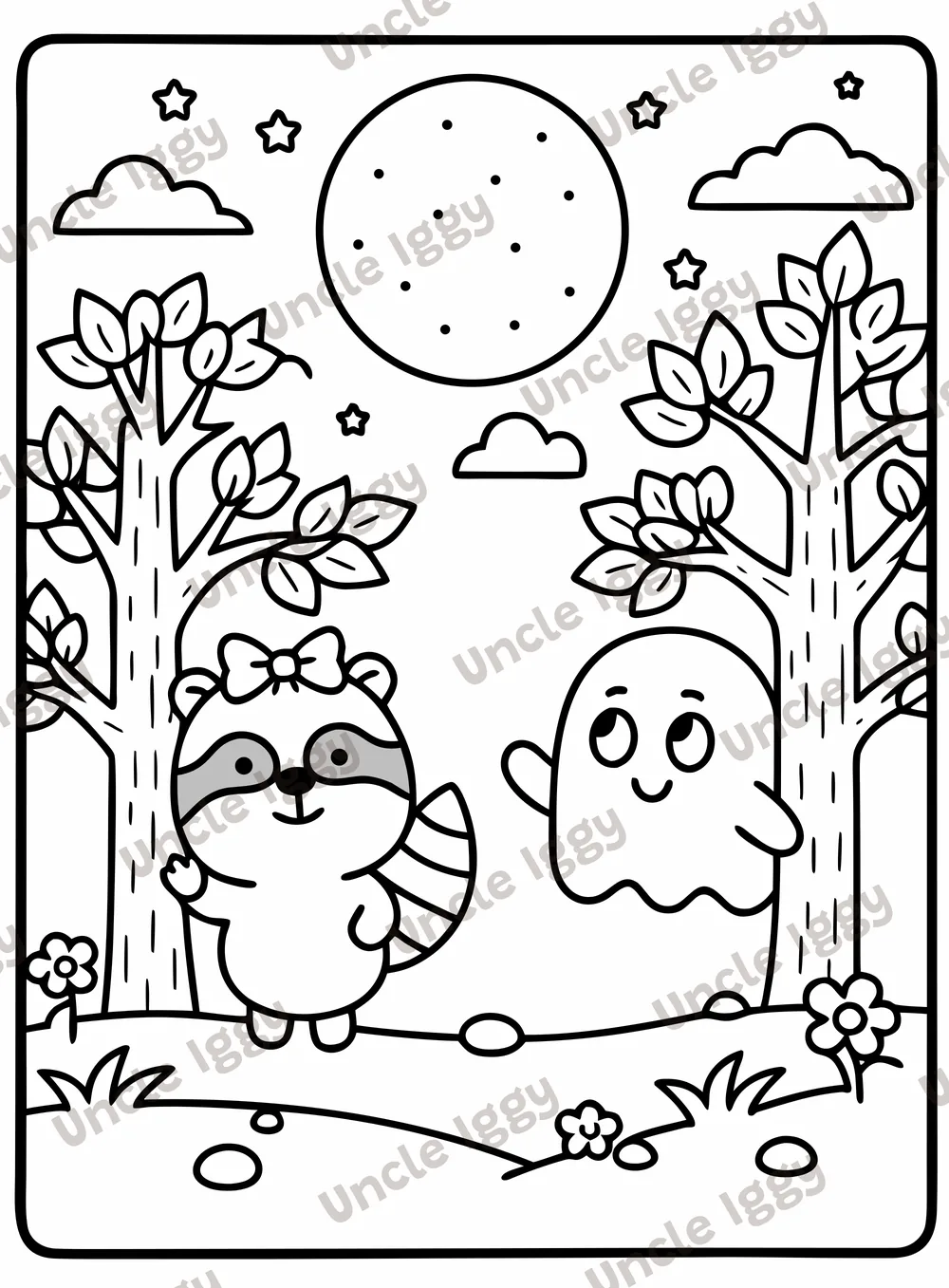 Sample page 1 from Halloween en Rascal Woods
