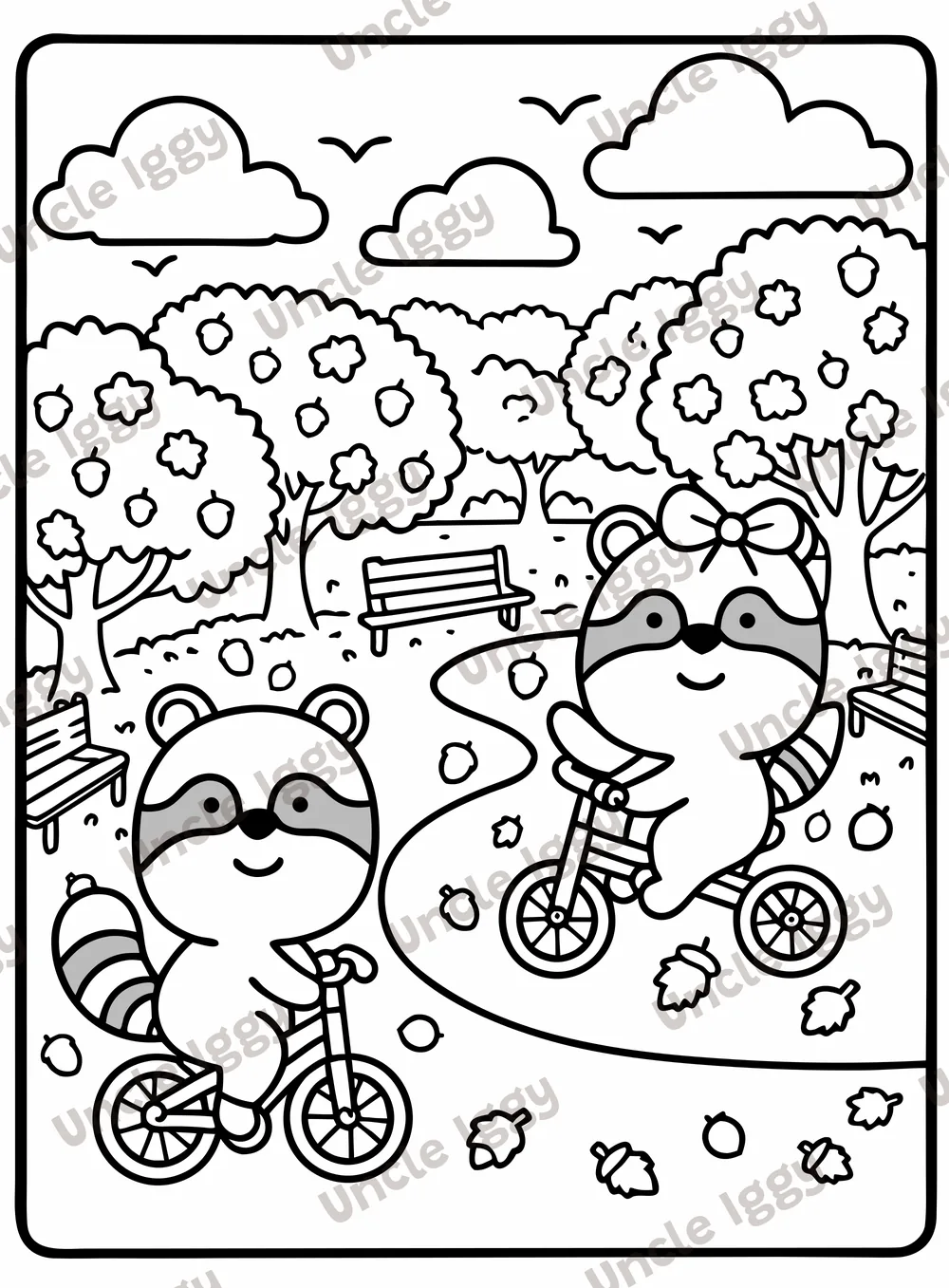 Sample page 3 from Autumn in Rascal Woods
