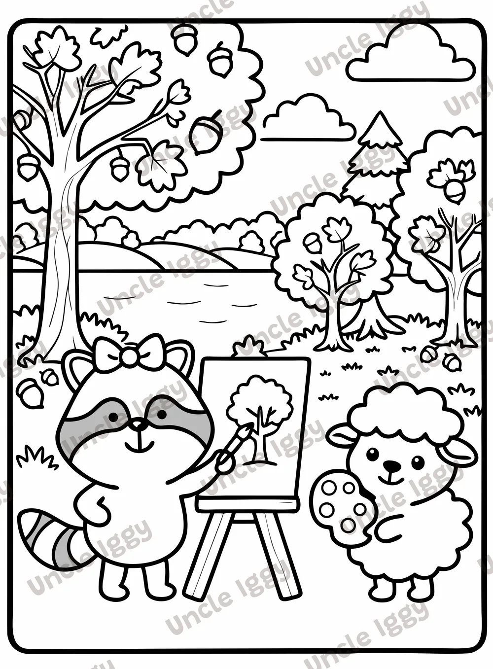 Sample page 4 from Autumn in Rascal Woods